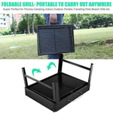 Portable Folding Grill for Outdoor Barbeque
