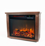Remote Controlled Oak Infrared Fireplace