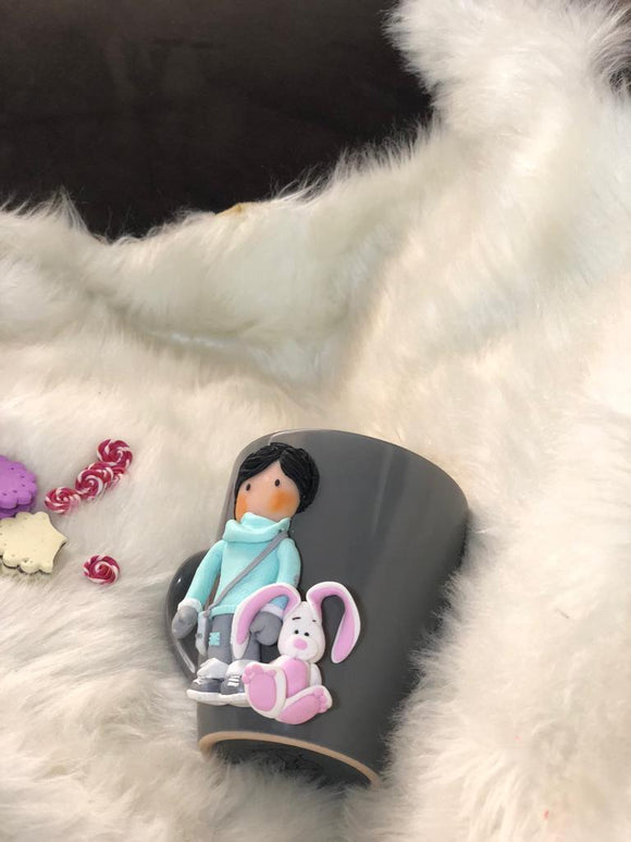 clay design ceramic mug handmade