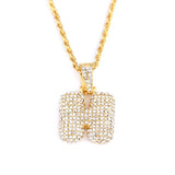 Custom Bubble Letters Name Pendant