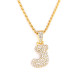 Custom Bubble Letters Name Pendant