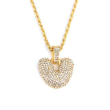 Custom Bubble Letters Name Pendant