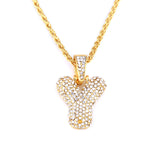 Custom Bubble Letters Name Pendant