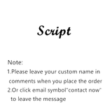 Custom Name Necklace Stainless Steel Charm Custom Name