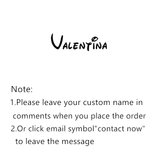 Custom Name Necklace Stainless Steel Charm Custom Name