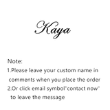 Custom Name Necklace Stainless Steel Charm Custom Name