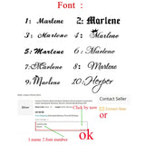 Custom Crown Font Name Necklace