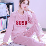 Women Winter Pajamas Set