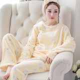 Women Winter Pajamas Set