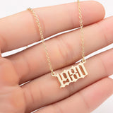 Personalized Date Necklaces
