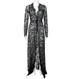 Clothes for Pregnant Women Lace Fashion Long Sleeve Sexy Dress women Pregnant clothes