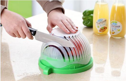 Fast Salad Cutting Bowl