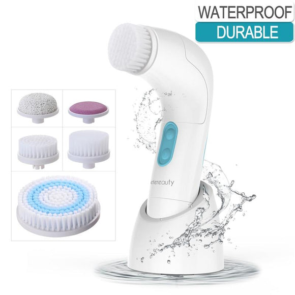 Electric Facial and Body Cleansing Brush Removing Blackhead Exfoliating and Massaging