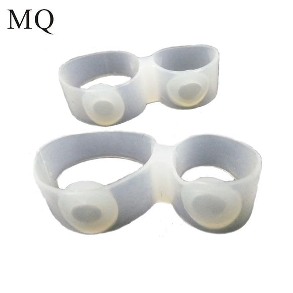 1Pair Weight Loss Magnetic Silicon Foot Massaging Toe Rings