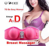 Electric breast enhancer machine Breast forms enlargement Massager Pulse Burn Fat Relaxation Massage bra & breast massager