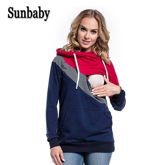 Spring Fashion Casual Long Sleeve Nursing Hoodie