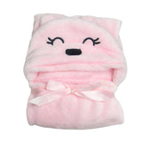 Animal Shaped Soft Newborn Baby Blankets/Towels