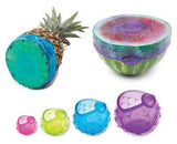 4 Pcs /set Reusable Stretchy Food Covers and Leftover Container Wraps