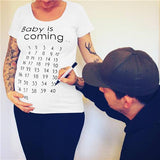 Baby Is Coming Maternity T Shirt