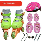 Children 3 Wheels Learner Roller Blades Modular Wheels