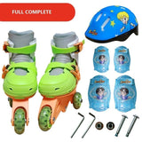 Children 3 Wheels Learner Roller Blades Modular Wheels
