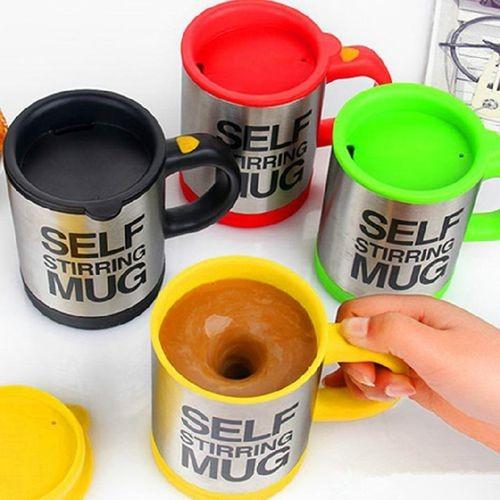 Stainless Lazy Self Stirring Mug