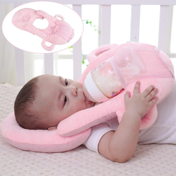 Baby Nursing Pillow Adjustable Model Pink/Green