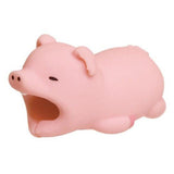 Cartoon Animals Data Line Protector For Mobiles