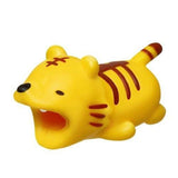 Cartoon Animals Data Line Protector For Mobiles