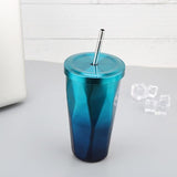 Stainless Steel Mug With Lid and Straw Large