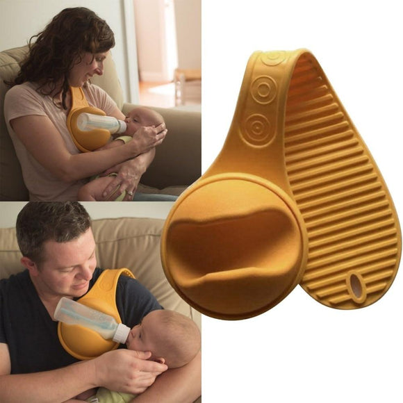 Hands Free Baby Bottle Holder Strap