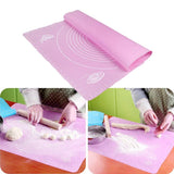 Non-stick Silicone Baking/Rolling Mat and Rolling Pin for dough
