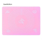 Non-stick Silicone Baking/Rolling Mat and Rolling Pin for dough