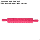 Non-stick Silicone Baking/Rolling Mat and Rolling Pin for dough