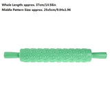 Non-stick Silicone Baking/Rolling Mat and Rolling Pin for dough