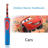 Oral B Kids Electric Toothbrush Brush Heads Rotation Inductive Rechargeable