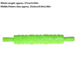 Non-stick Silicone Baking/Rolling Mat and Rolling Pin for dough