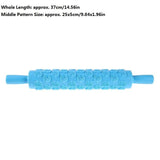 Non-stick Silicone Baking/Rolling Mat and Rolling Pin for dough