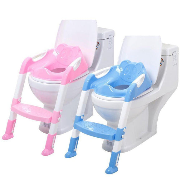 Baby Child Adjustable Potty Toilet Trainer Seat With Ladder