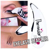 Eyelash Stapler Eye Make up Tool Mini False Contains 45 Lash Buds & Replacement