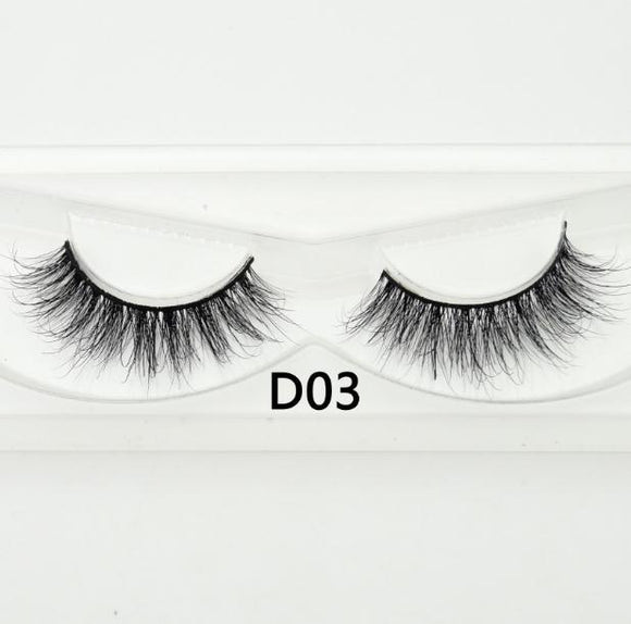 handmade Reusable False 3D Mink eyelashes