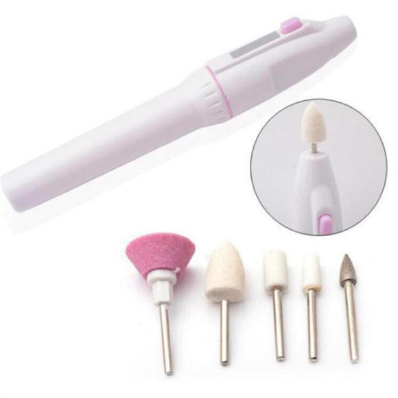 Set (Pen + 5 Bits) Professional Electric Manicure