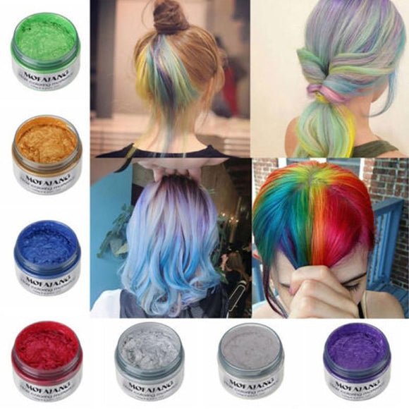 120g Unisex Temporary Hair Color Wax
