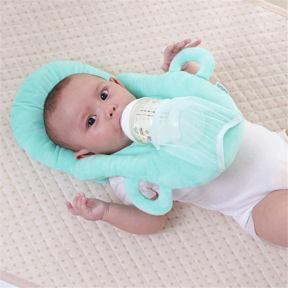 Baby Nursing Pillow Adjustable Model Pink/Green